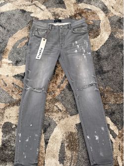Purple jeans