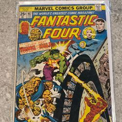 Marvel Comics Fantastic Four #167  Key Issue Hulk vs The Thing George Perez