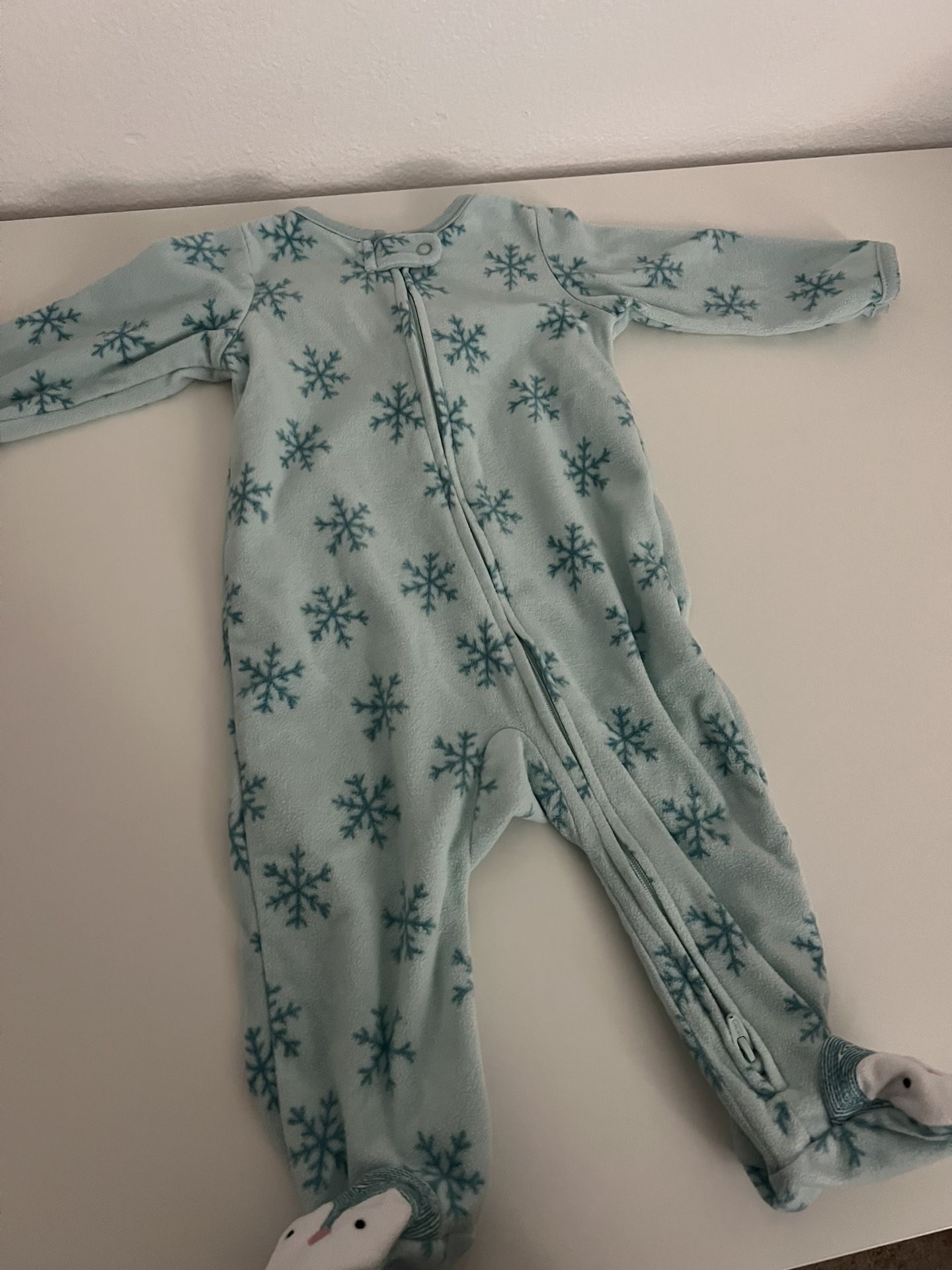 Baby Footed Zip Up Onesies