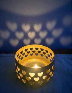 Vintage brass candle holder