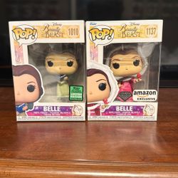 Disney Belle Funko Pop Exclusive Set 