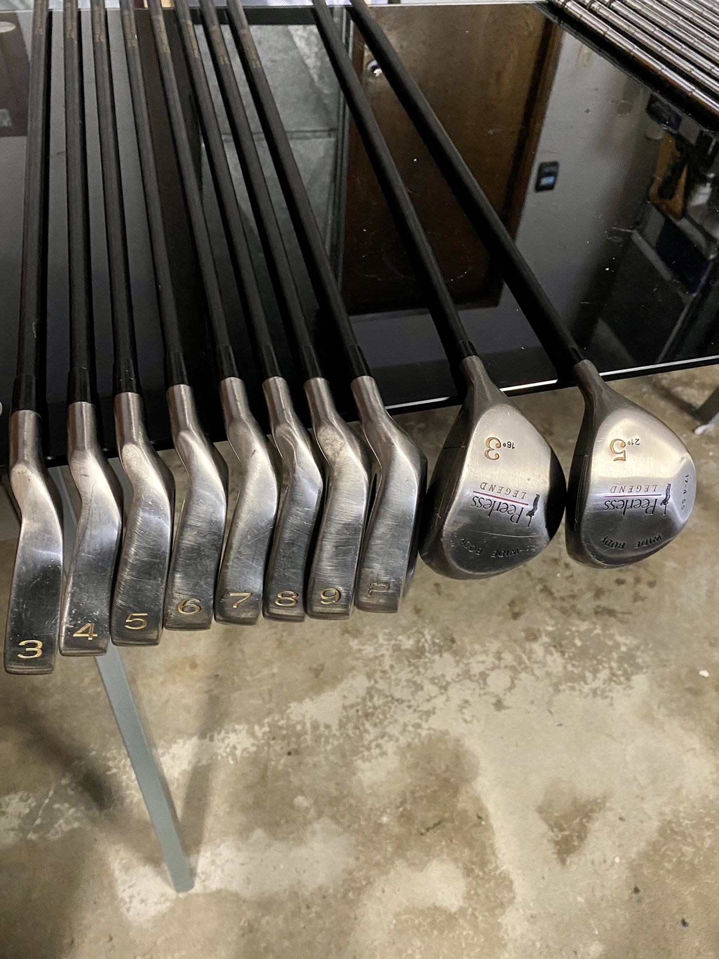 Golf Clubs - Palmer Peerless Legend Set of Irons/Woods