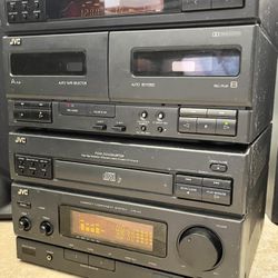 1980’s JVC Stereo: Am/FM, Cassette, Phono Input