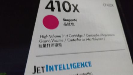 Genuine HP LaserJet toner brand new in the box never open