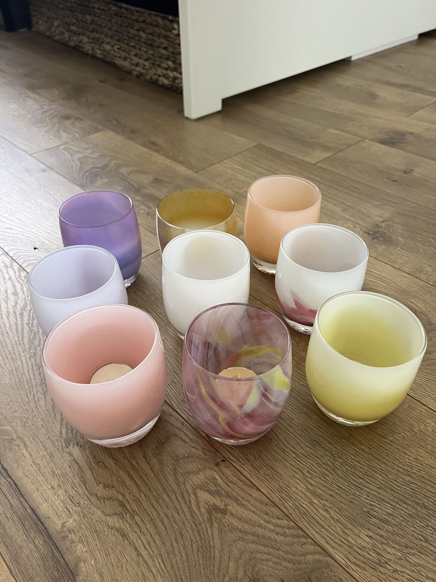 Gorgeous Glassybaby collection - rare and discontinued colors!