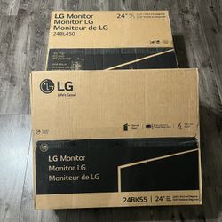 24” LG Monitors (never used)