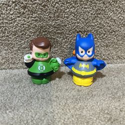 Fisher-Price Little People DC Super Friends Figures: Batgirl and Green Lantern