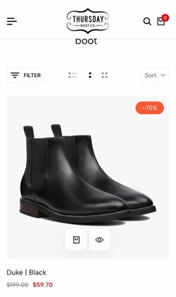 Thursday Boot Co. Duke Chelsea Boot – Black