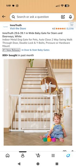 Baby gate 29.6-39.1 wide