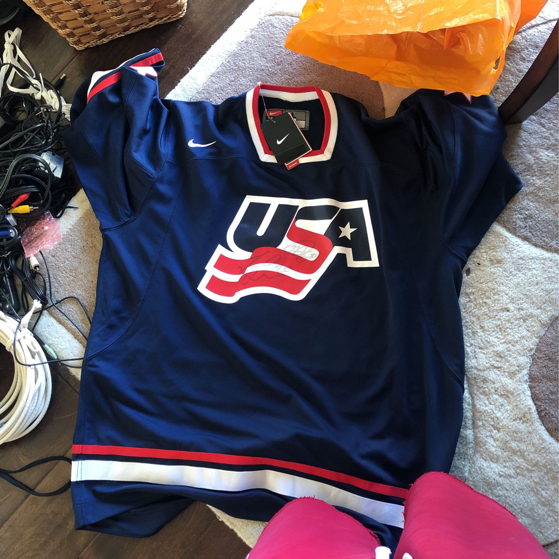 USA hockey practice jersey