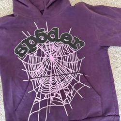 Sp5der hoodie Size Medium Acai Purple