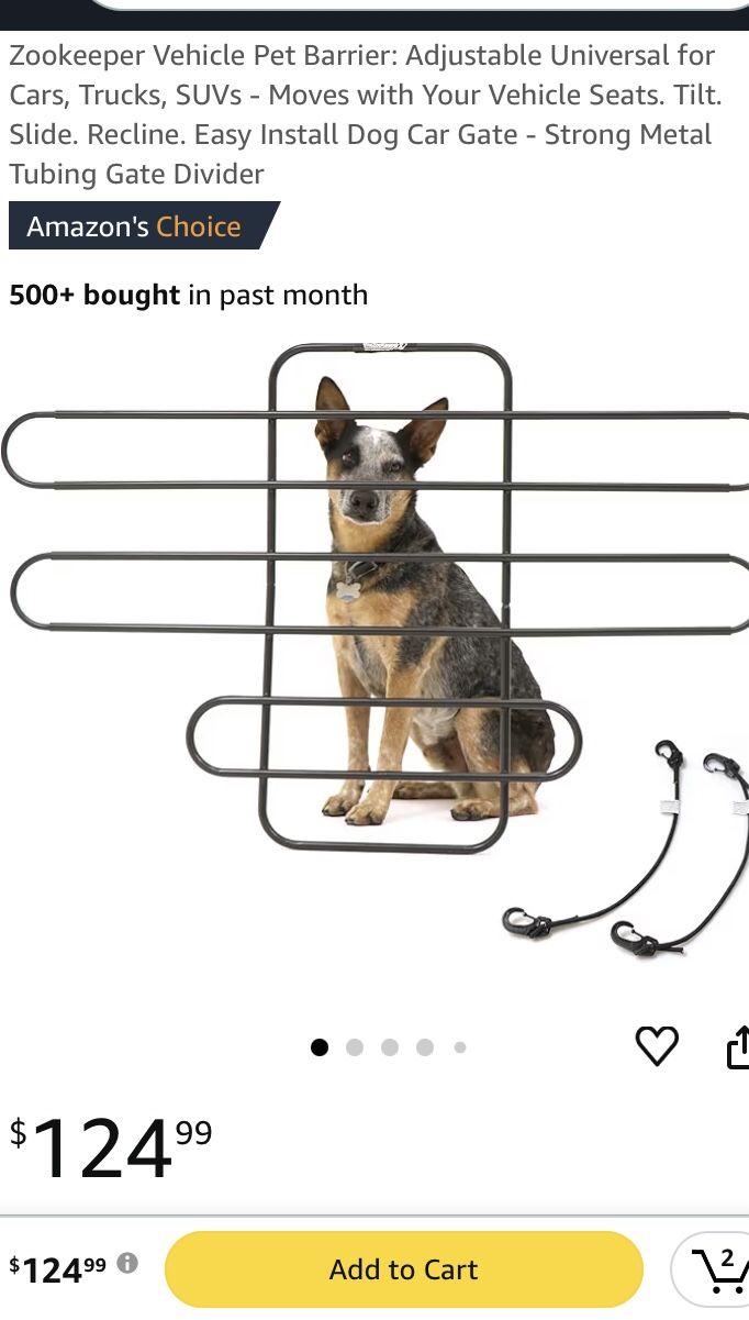Zookeeper Universal Adjustable Pet Barrier -Metal
