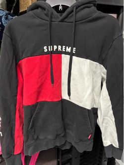 Supreme Color Block Pullover Hoodie