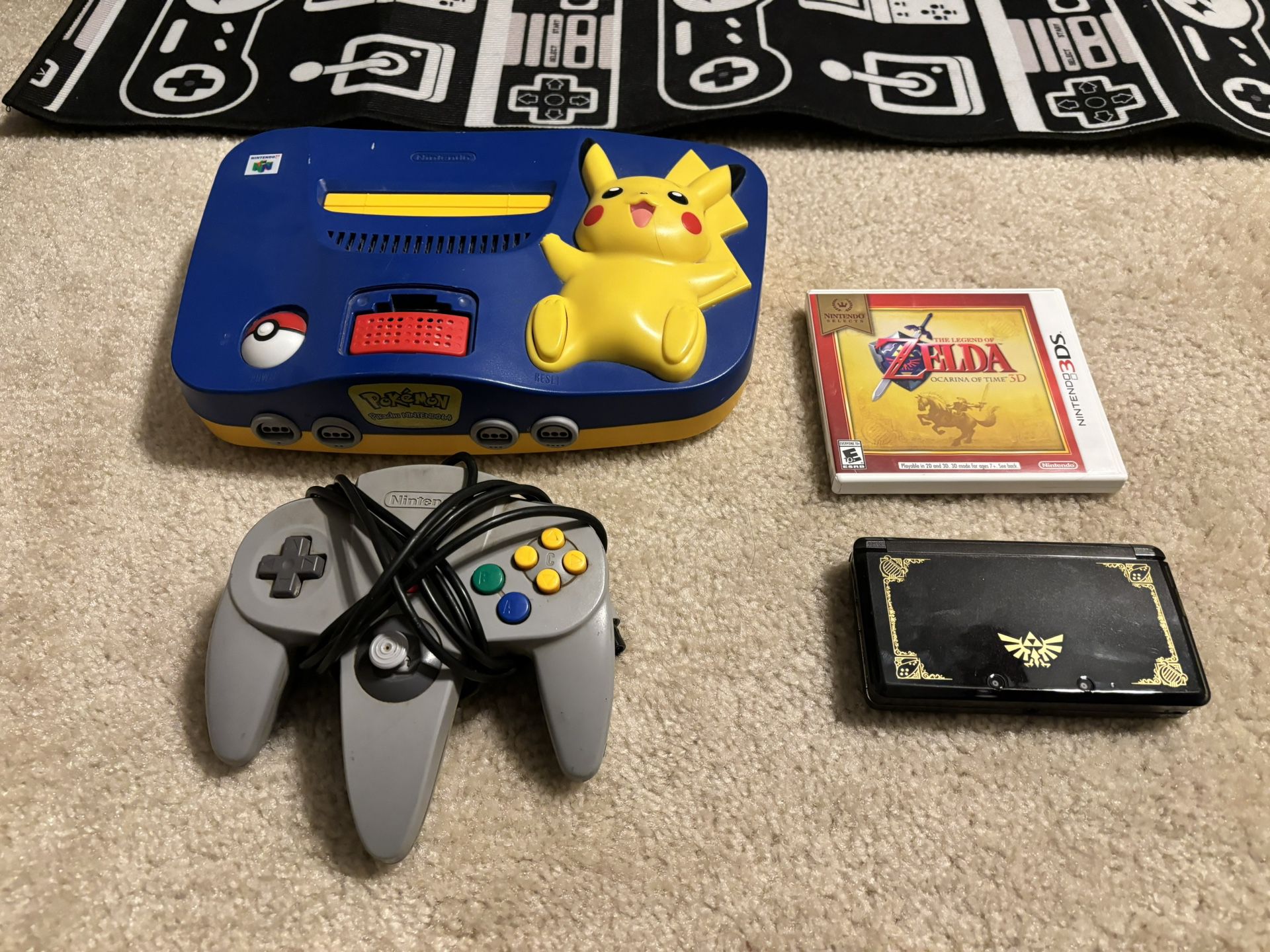 Pikachu Edition Nintendo 64 And Limited Edition Zelda Nintendo 3DS