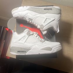 Jordan 4 Retro White Oreo GS 7Y