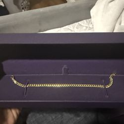 10 KT Cuban 4.5mm Bracelet 