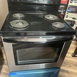 Scratch And Dent Electric Stove With Warranty No Credit Check Eveyonne Is Approved Only $399