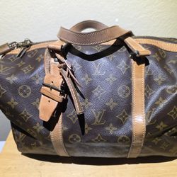 Vintage LV Monogram Sac Souple 35 Boston Bag M41626