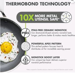 GreenPan Apex Hybrid 3-Ply Stainless Steel 2-Piece Frying Pan Set