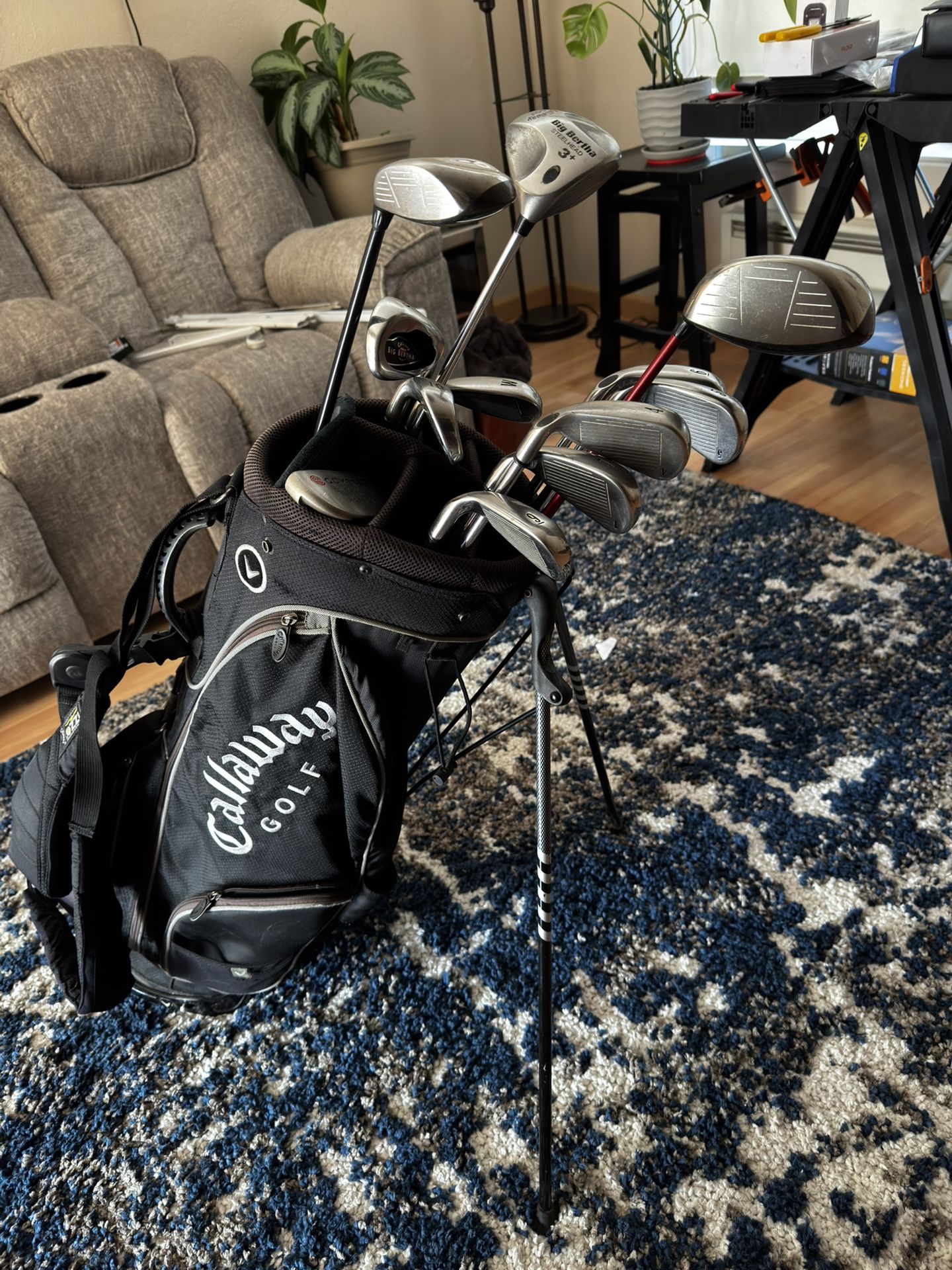 Callaway Big Bertha Golf Set – Irons + Woods + Bag – Excellent Condition