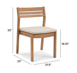 Elise Outdoor stackable Dining Chairs