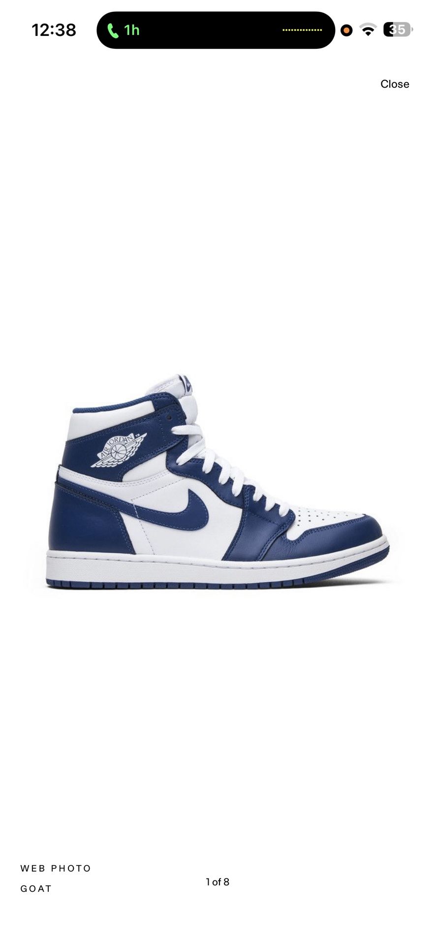 Air Jordan 1 Retro High OG 'Storm Blue'