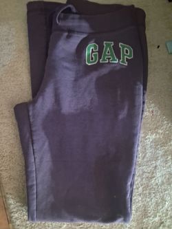 Gap fleece sweatpants purple