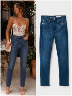 rag & bone Nina High Rise Ankle Skinny Jeans Size 24