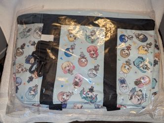 Hatsune Miku Platinum Series Boston Bag (Light Blue)