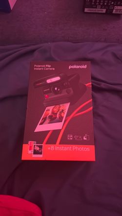 Polaroid Flip Instant Camera with 8 Photos
