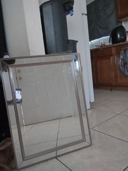 Bathroom mirror medicine cabinet