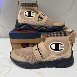 Champions Shoes Tan And black 