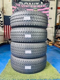 💰 Best deals are ca$h in person 4 USED TIRES LT285/60R20 FIRESTONE TRANSFORCE AT2 285 60 20