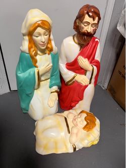 Nativity Scene Blow Mold