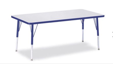 Berries 6408JCE003 Elemt. Height Color Edge Rctngle Table
