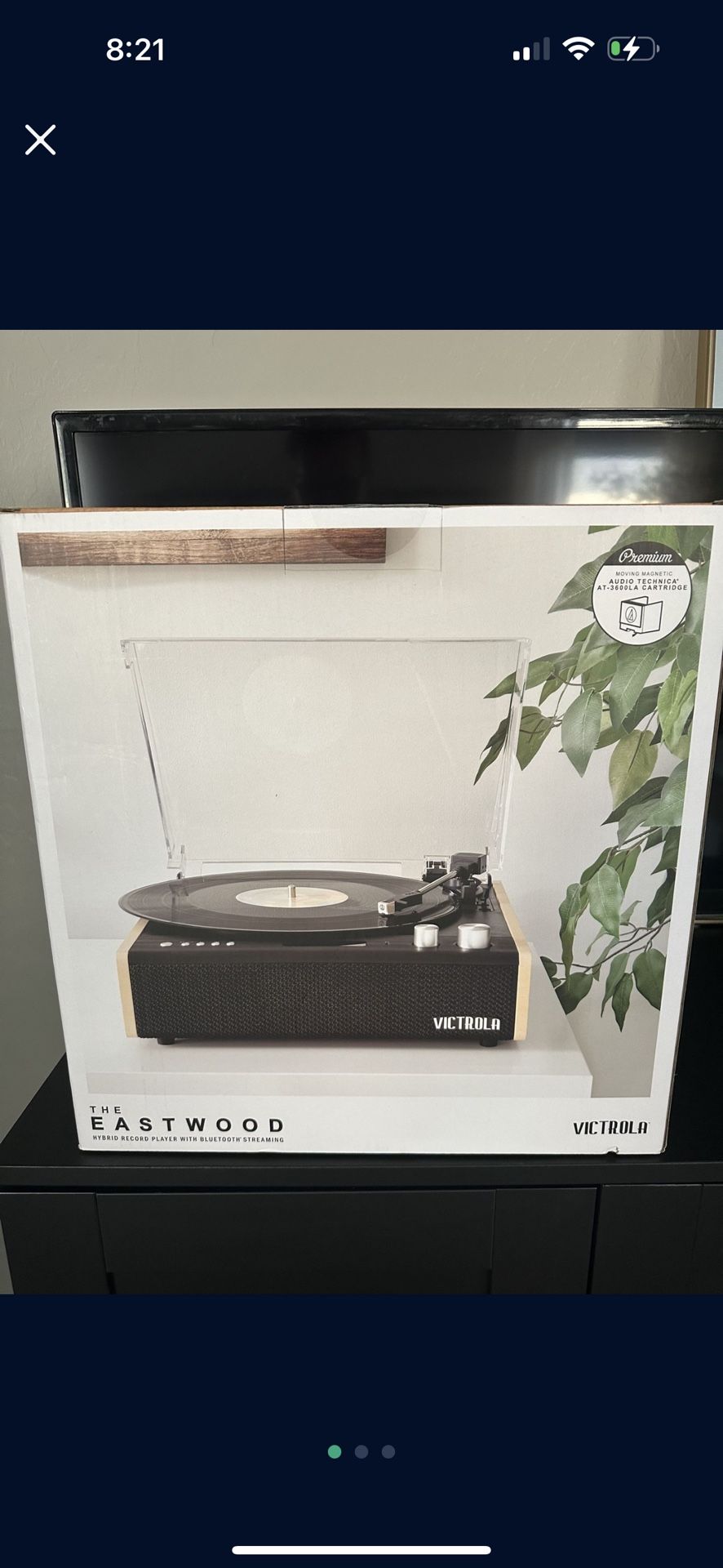 Victrola Eastwood Bluetooth Record Player – Never Used, In Box