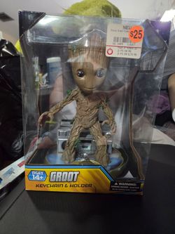 Groot Keychain & Holder