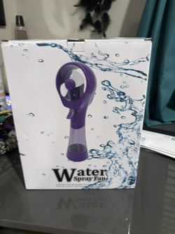 3 Fans. Handheld Fans. With Water 