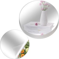  12Pcs Round Mirrors for Centerpieces