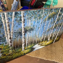 Tree Canvas Painting 
