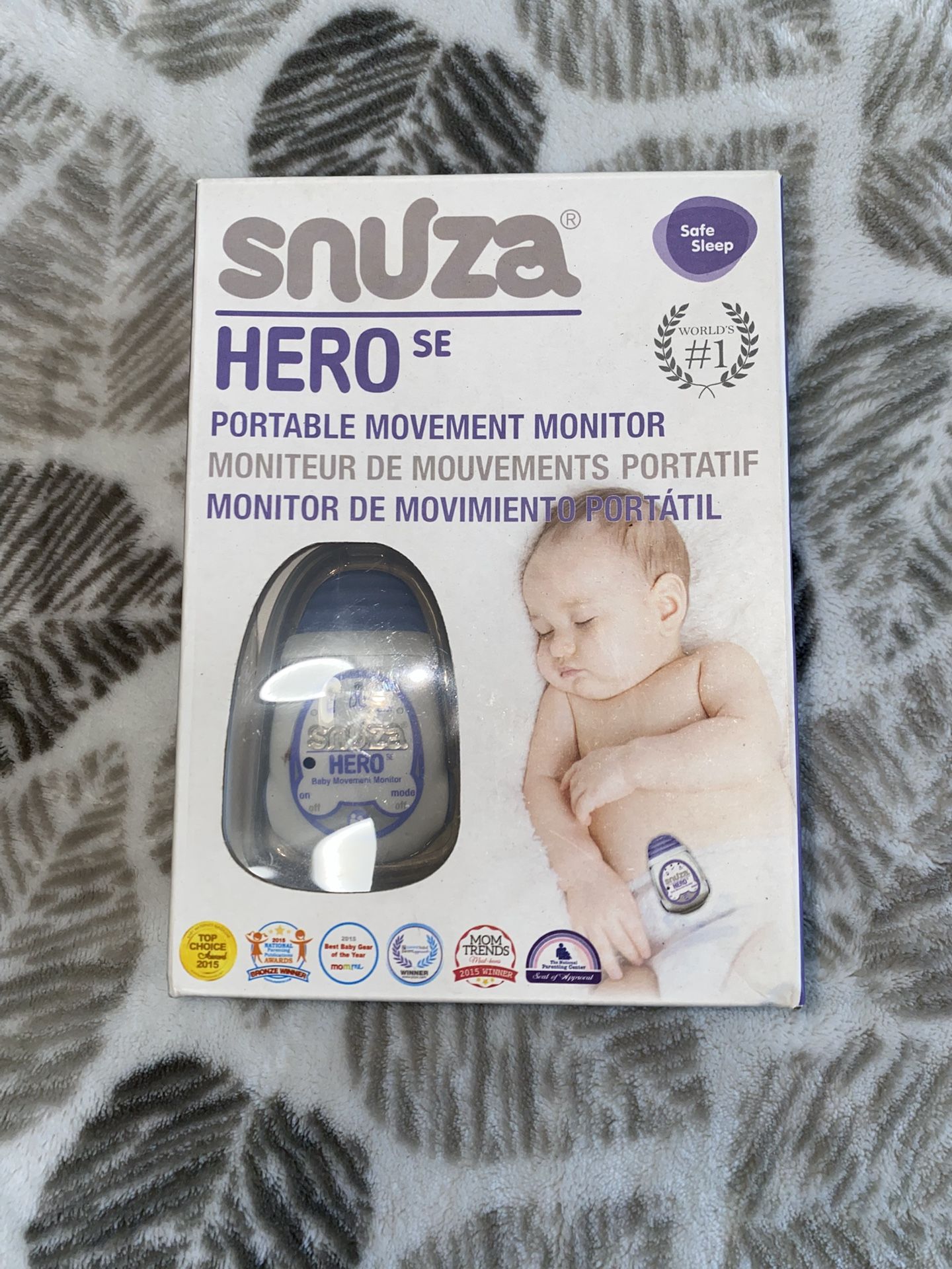 New Snuza Hero Baby Sleep tracker Portable Movement Monitor