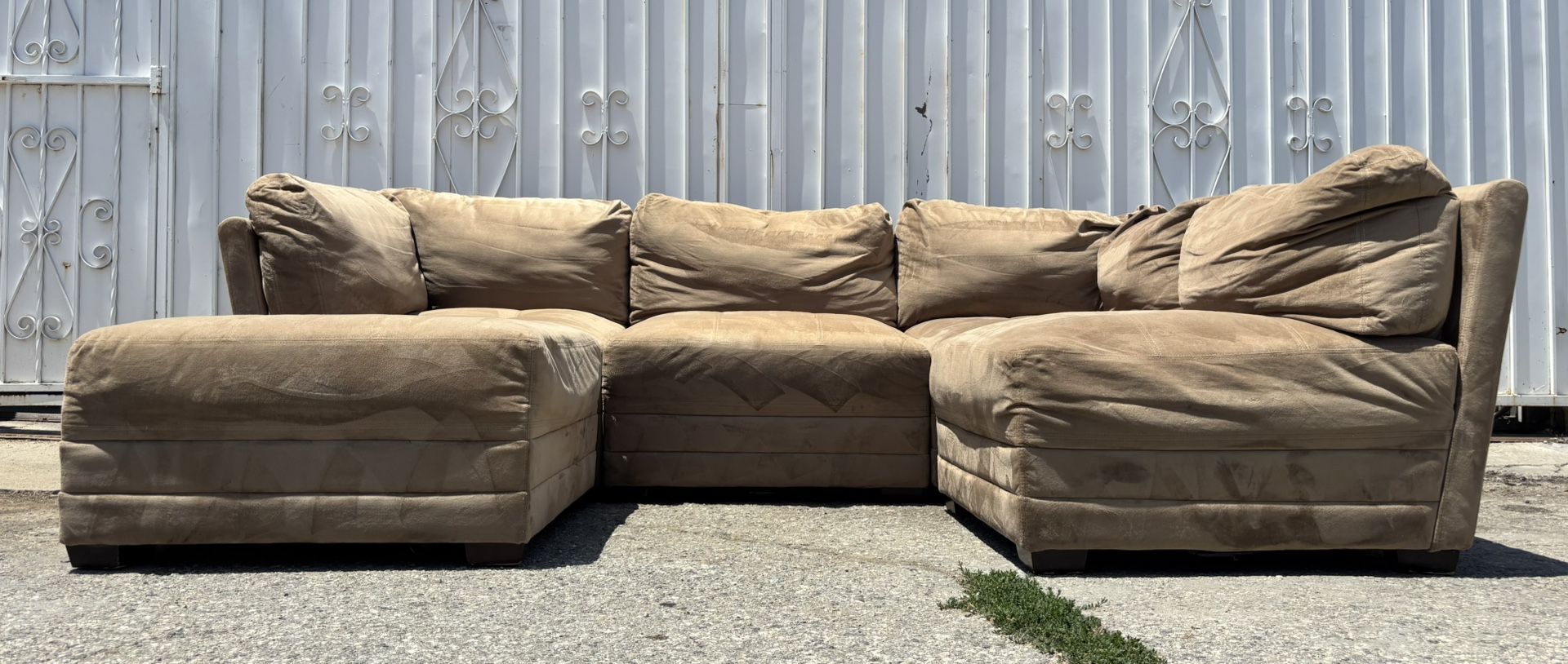 Modular Couch Sofa L Shape with Ottoman