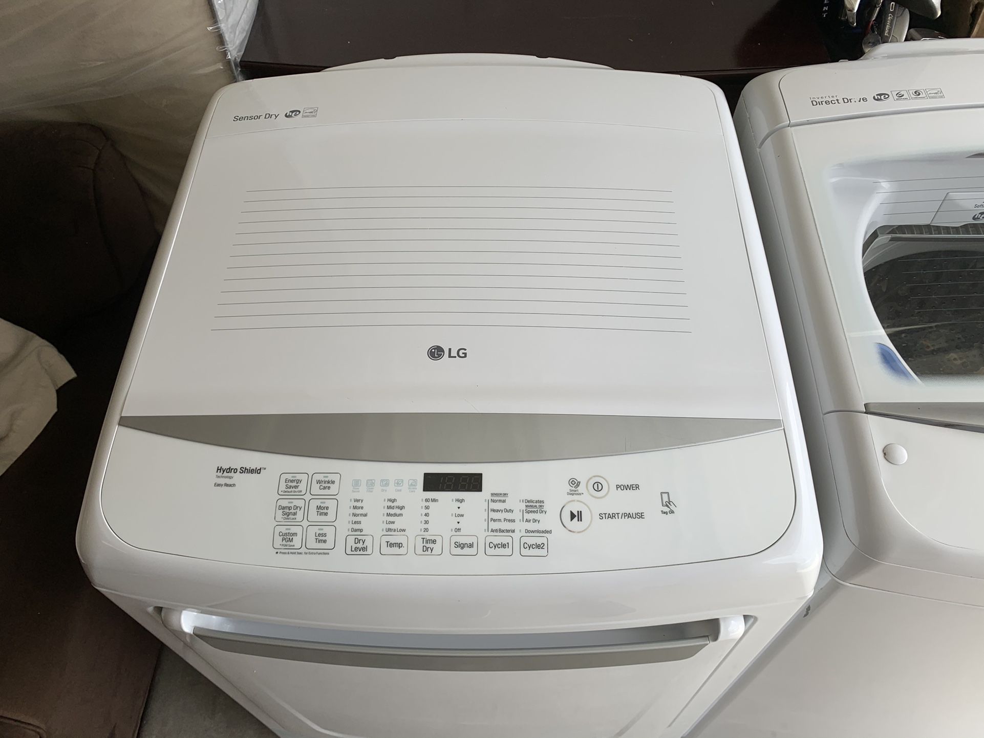 LG True Balance Washer Smart Drum Inverter Direct Drive Technology
