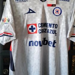 Pirma Mens 2026 Cruz Azul Away Jerseys Authentic Size 2xl No Trade 