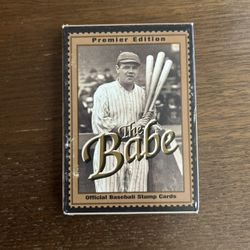 1994 Babe Ruth Official Baseball Stamp Cards