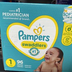 Pampers swaddlers Size 1 