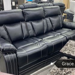 Reclining set nolan 3 PC 🤩🤩HOUSTON ONLY $54 DOWN PAYMENT🎂 $1899