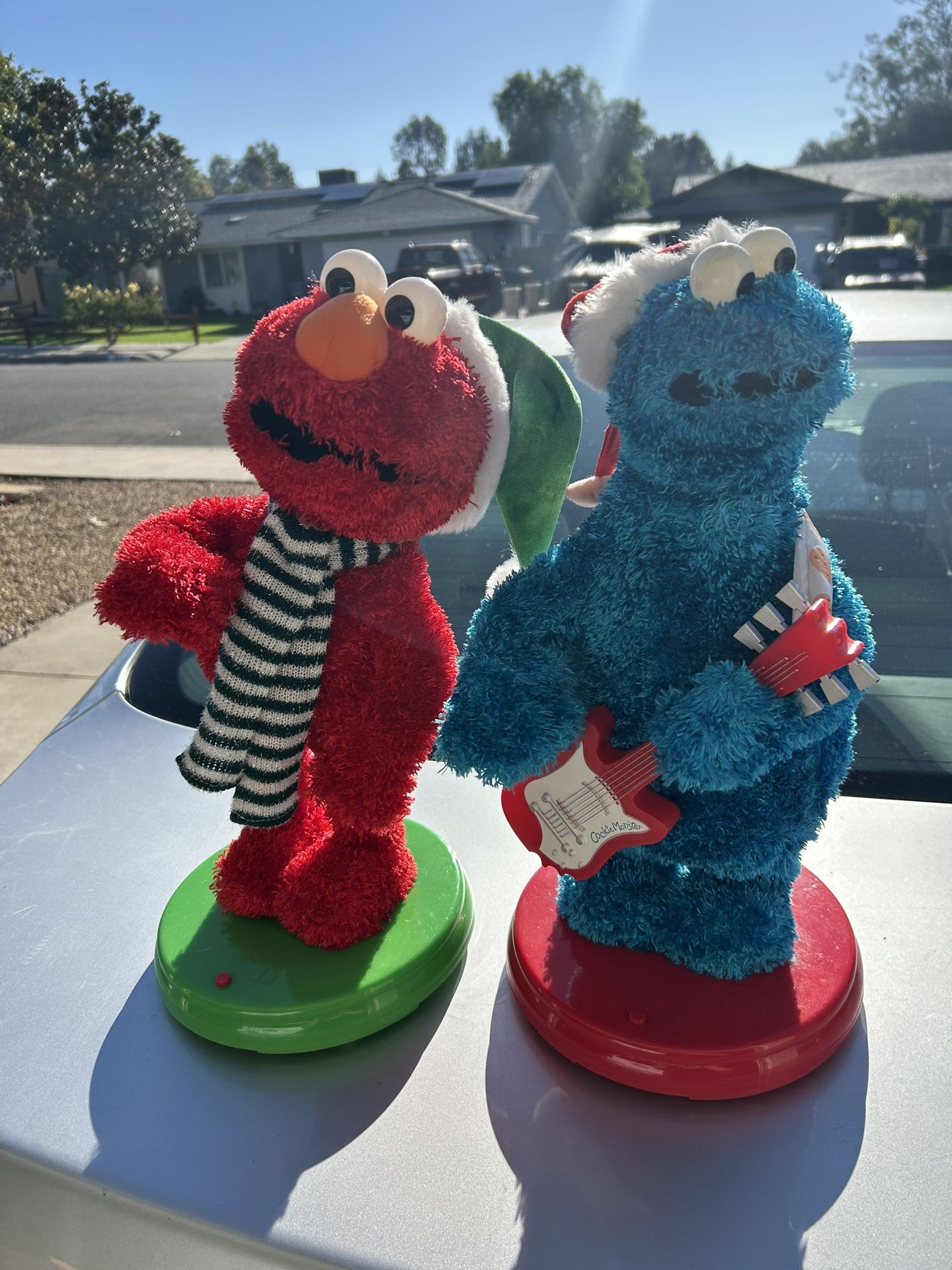 Sesame Street Christmas Dolls