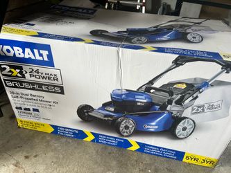 NEW Kobalt 48V Self-Propelled Brushless Lawn Mower – Sealed