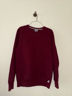 Burgundy crewneck hoodie